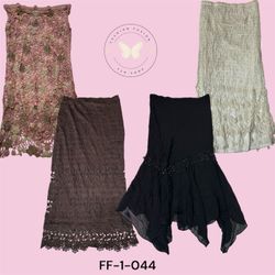 Chic All-Over Printed Poly Skirt for Modern Women ..