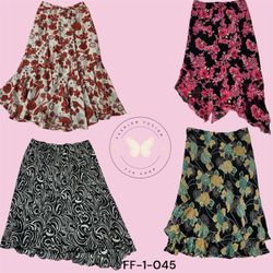 •	Premium Printed Poly Skirt with Smooth Finish  (..