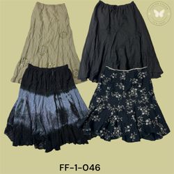 •	Women’s Printed Cotton A-Line skirt (FF-1-046)