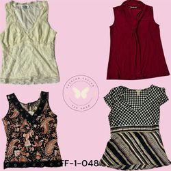 Designer Printed Poly Mesh Blouse (FF-1-048)