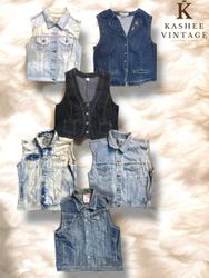 Denim vest