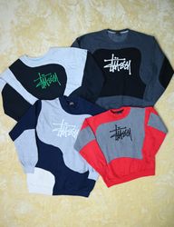 Sweatshirts à col rond Stussy Rework Style (10 pcs..