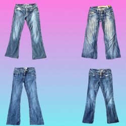 Y2K Denim Flare Jeans (TS-002)