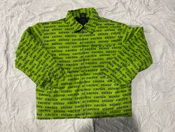 Stussy rework style green Detroit jacket