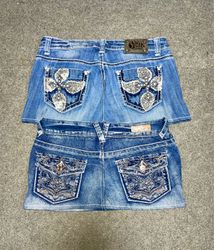 Y2K embellished mini skirt