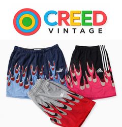 CR6052 Upcycle Flame Shorts