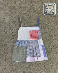 Upcycled Patchwork Peplum Top