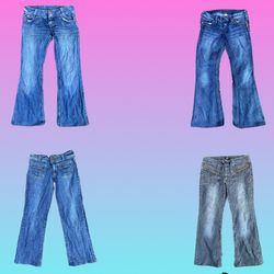 Y2K Denim flare jeans (TS-004)