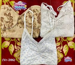 (VR-206) Y2K Lace & Floral Cami Tops Bundle
