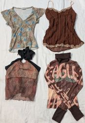 GRUNGE BROWNIE TOPS (marques de créateurs) XOXO, C..