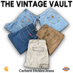Carhartt Dickies Carpenter/Workwear Jeans