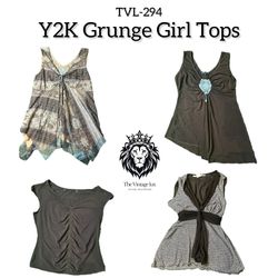Y2K Grunge Girl Tops (TVL-294)