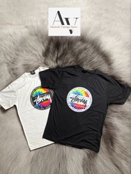 Stussy rework style tie dye dot T-shirts