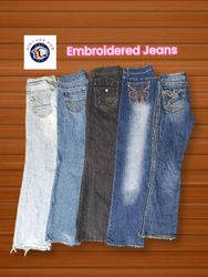 Embroidered Jeans