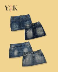 Jupes mini en denim Y2K (Yv-594)