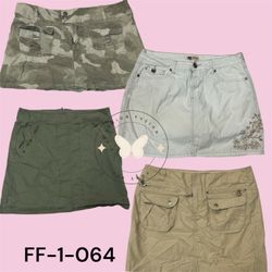 Women’s Cotton Cargo Skirt (FF-1-064)