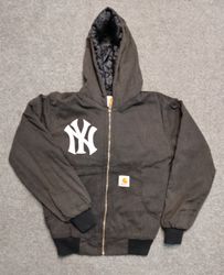 Carhartt NY rework style gray hooded jackets