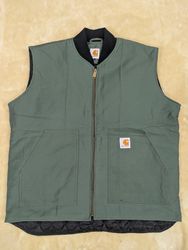 Carhartt Green Rework Style Gilets (10 pcs), (G-00..