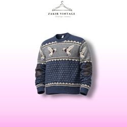 Maglione stampato ft Wool Rich