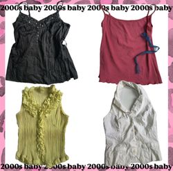 Garden girl y2k tops-092