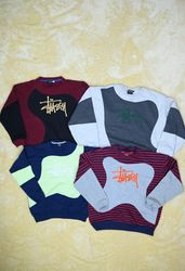 Stussy Rework Style Crewneck Sweatshirts (15 pcs),..