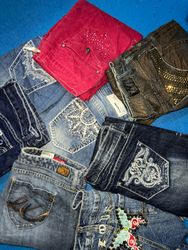 Grace And other brand jeans y2k /063