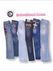 Embroidered Jeans - CX Selected