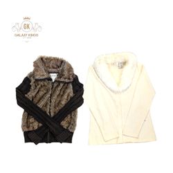 Y2K Faux Fur Knitwear