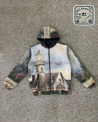 Jaqueta com Capuz de Tecido Reciclado