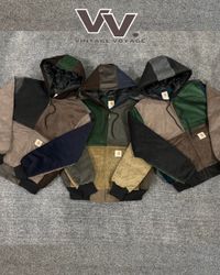 Carhartt reworked style corduroy patchwork active ..