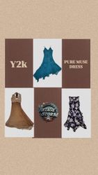 Y2K Pure Muse Poly Dress
