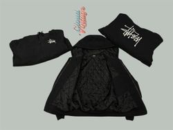 Rework style Stussy Hoodie Jacket