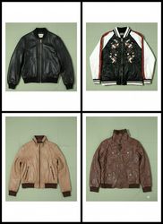 Vintage Ribbed Leather Jackets