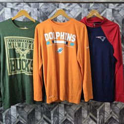 AV-0776 NFL/NBA/NHL l/s T-shirts