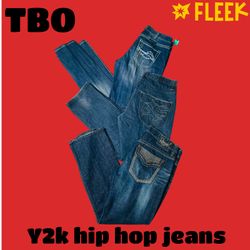 Jeans hip hop Y2k