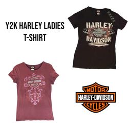 Y2k Harley ladies T-shirt