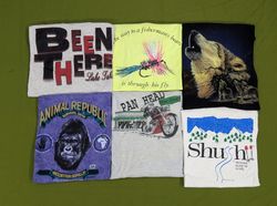 RV1901 T-shirts vintage à couture simple