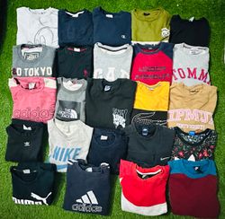 Mix brands round neck sweatshirt 24 pieces