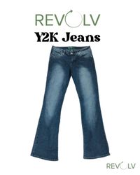 Y2K Embroided Flared Jeans (RY2K-05-EX)