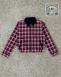 Veste zippée écossaise upcyclée