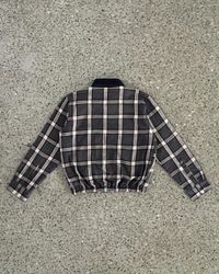Veste zippée en plaid recyclé