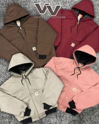 Carhartt reworked style mix colour hooded jacket #..