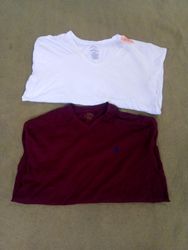 Polo V-Ausschnitt T-Shirts