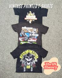 T-shirts imprimés vintage - (27/01)