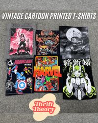 Vintage Cartoon Printed T-Shirts - (27/01)