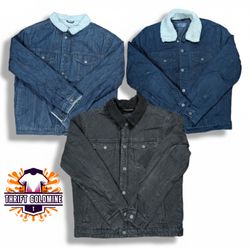 Jaqueta de denim Sherpa & Lee Levis