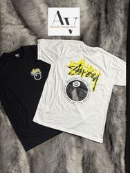 Stussy rework style 8ball international t shirts