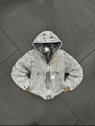 Rework Style Carhartt Acid washed Jacket.