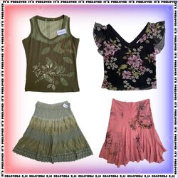 Jouer dans le jardin - Robes courtes, fleurs, jupe..