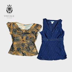 Y2K Grange blouses sexy italiennes